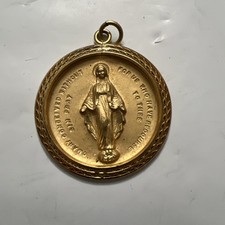St Mary 1/20 12KGF Pendant VTG picture