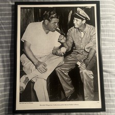 Babe Ruth & Ted Williams 1943 Photo 14x11”baseball legends collection. picture