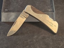 VINTAGE Vernco HI-CV Stainless HONG KONG LOCKBACK POCKET KNIFE Albay Const. Co. picture