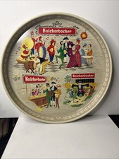 Vintage Knickerbocker Beer Metal 12” Serving Tray Advertising. “Have A Knick” picture