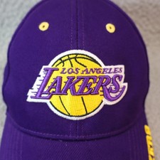 Lakers Vtg Hat Strapback 90s y2k Kobe Rare Los Angeles Dad picture