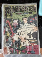 Frankenstein #10 Nov Dec 1947 Dick Briefer Golden Age Horror Comic picture