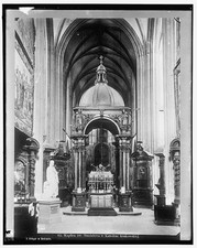Photo:Krakow Poland 1900s St Stanislaus Chapel Cathedral Interior Altar picture