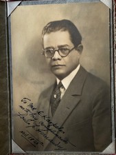 Antique 1925 Portrait Photograph With Inscription picture