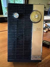 VTG MCM Zenith Royal 250 Transistor Radio Tested/Working Great Condition picture