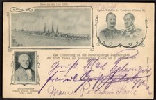 GERMANY ROYALTY Postcard 1902 Kaiser Wilhelm Centenary of ESSEN in Prussia picture