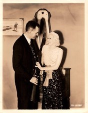 HOLLYWOOD JEAN HARLOW BEHIND SCENES 1935 DIRECTOR W.S VAN DYKE ORIG Photo 601 picture
