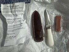 Randall Gambler Custom Knife Ivorite Handle Sheath Stone In Wrapper picture