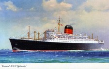 Cunard R.M.L. Lylvania Boats Ship Passenger Vintage Divided Back Post Card picture