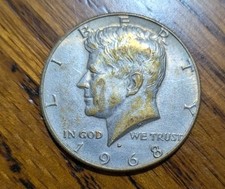 1968 kennedy half dollar double headed magicians trick coin picture