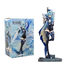 Genshin Impact Eula Figure 8cm PVC Anime Girl Klee Paimon Hu Tao Collectible Toy picture