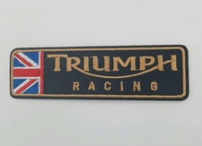 Triumph Racing Embroidered Iron-On Patch picture
