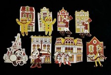 2025 Disney Mickey's Very Merry Christmas Party Mystery 8 Pin Set- Complete  picture