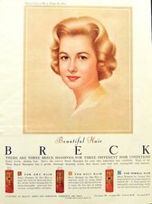 Breck girl shampoo ad vintage 1962 original advertisement  picture