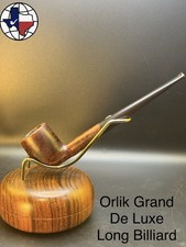 Vintage Orlik Grand De Luxe Long Billiard Tobacco Pipe picture
