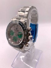 Green Panda Chronograph Mens Wristwatch Ready to Ship picture