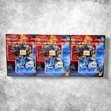 3 x Bandai Namco - Digimon - Dim Card Park - Volcanic Beat & Blizzard Fang picture
