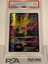2017 POKEMON MEGA POWERS COLL. #24a F.A./M MANECTRIC EX PROMO PSA 9 MINT picture