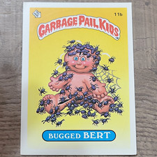 Topps 1985 Garbage Pail Kids Bugged Bert 11b & Permit To Use Phone 2-Card Lot picture