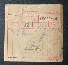 1933 Vintage  Receipt Ephemera R.H. Macy & Co New York City picture