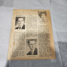 Pettisville High School Ohio Pet Echoes Senior Class Complete Booklet Year 1964 picture