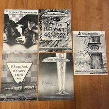 VTG 1920’s 1930’s Ralston Purina Mailers Advertising Lot Poultryman Purinagraph picture
