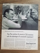 1958 New York Life Insurance successful investment ad picture