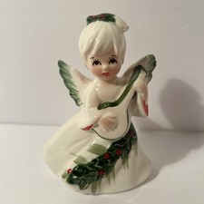 Lefton Angel With Guitar Holly Holiday With Sticker picture