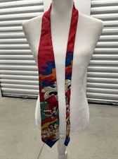 Vintage 1993 Flintstones Tie Hanna Barbera Rack O Ribs Ralph Marlin Silk Barney picture