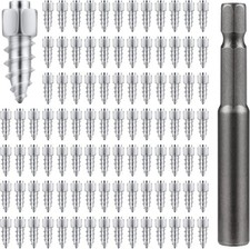 200Pcs Screw in Tire Studs, 4X12 Mm Wheel Tyre Studs for Winter Snow Tire Spikes picture