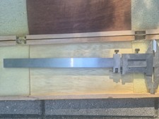 Vintage USSR Soviet Caliper 250mm Large Vernier Measuring Tool Wooden Box CCCP picture
