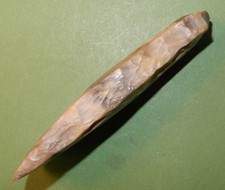 Polished  thin-butted THIN-BLADED flint axe. Danish Stoneage dating 3200 b.c picture