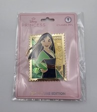 Mulan Pink a La Mode Stamp Pin LE 400 picture