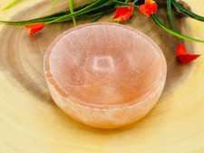 Orange Selenite Crystal Charging Station Bowl, Healing Crystal Bowl, 4