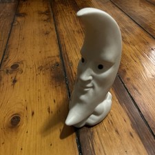 1978 Vandor Imports Ceramic Man in the Moon Night Light Lamp Poltergeist picture