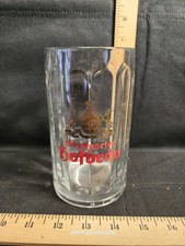Vintage Gtuttgarter Hofbrau Beer Mug Clear Glass  picture