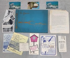 1963 CARILLON HOTEL MIAMI BEACH Honeymoon Album Photos Postcard Brochure FL Vtg  picture