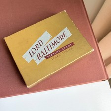Lord Baltimore Double Deck Linen Finish Playing Cards Rexall Store Vintage picture