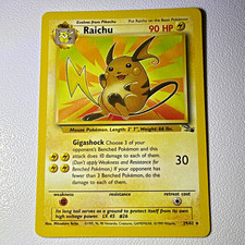 Pokémon Fossil Raichu 29/62 Non Holo 1999 WOTC English   picture