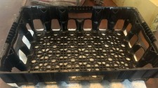 COCA COLA COKE VINTAGE USED CRATE BLACK PLASTIC 24x 20 OZ BOTTLE 19