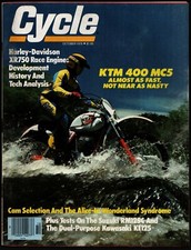 OCTOBER 1978 CYCLE MAGAZINE, KTM 400 MC5, H-D XR750 RACE ENGINE, SUZUKI RM125C picture