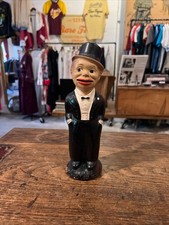 VINTAGE 1930s RARE CHARLIE MCCARTHY DUMMY PAPER MACHE BANK  1 AR picture