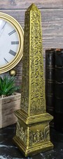 Ebros Egyptian Theme Obelisk Temple of Ra with Hieroglyphs 10
