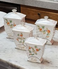 French-Art Deco Era-Kitchen Canister Set 'At Père Fragile Angoulême' 1930s picture
