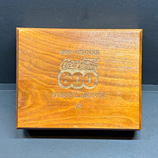 Case Coca-Cola 600 1995 2-Blade Stainless Pocketknife in Wood Box picture