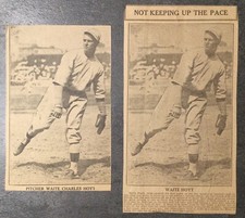 Waite Hoyt Boston Red Sox 1919 Newspaper Panels (2) VERY RARE picture