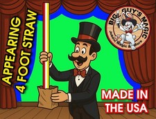 Appearing Straw - 4 Foot By Big Guys Magic picture