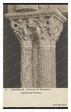 Monreale Italy Cloister Capitals Standard Postcard COPY RPPC picture