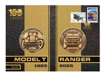 Ford First and Last Car Limited Edition Two Medallion Cover-only 250 Ever Made  picture