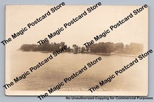 Seymour's Camp NORTH HERO Island Vermont RPPC Antique Photo Postcard 1922 picture